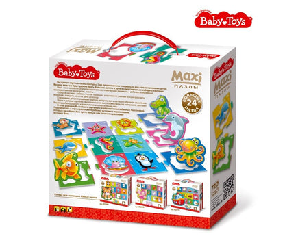 Пазлы MAXI "Водный мир" 24 эл Jouets Pour Bébé (поле 61х47см)