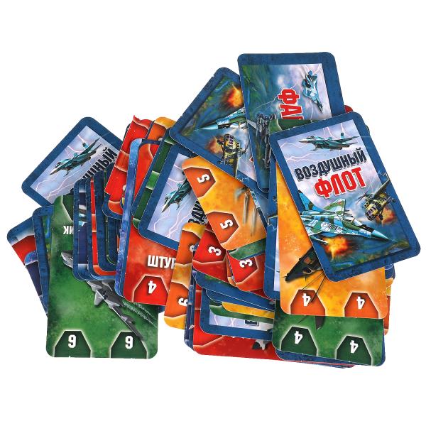 ВОЗДУШНЫЙ БОЙ. Jeu de cartes. 80 cartes. Carton: 138х170х40мм, cartons pour jeux en cor.50шт