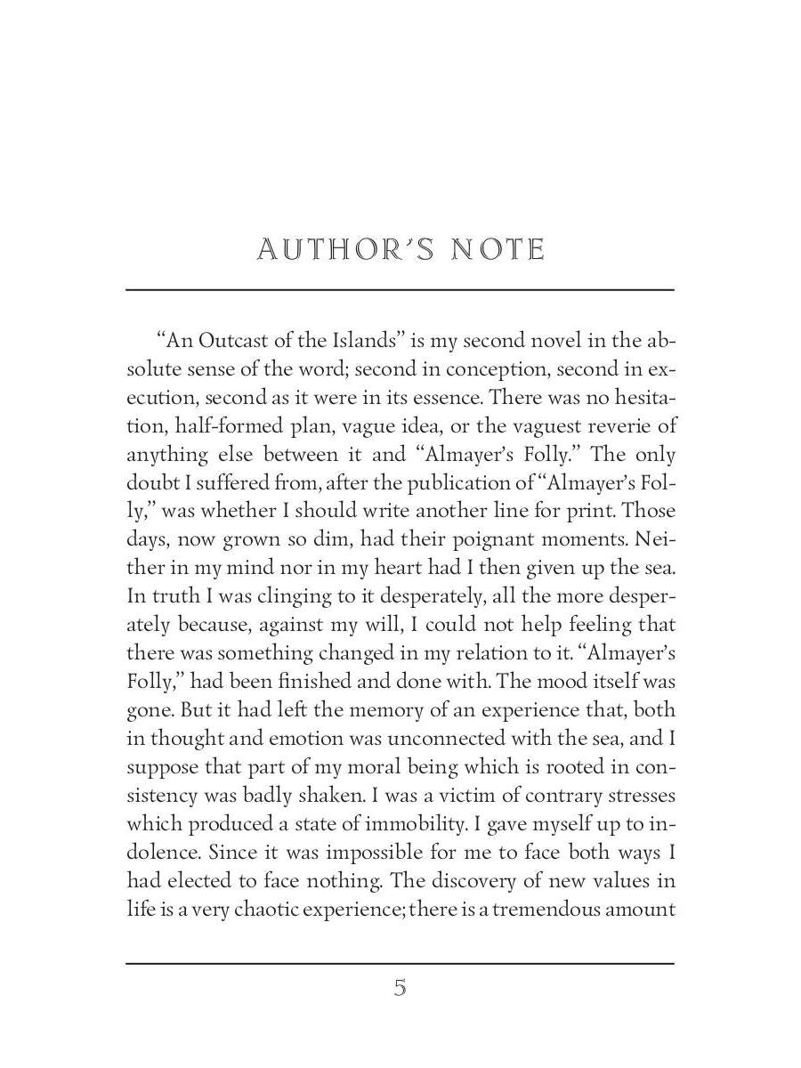 An Outcast of the Islands = Изгнанник. Т. 1: на англ.яз