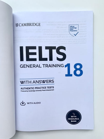 IELTS Cambridge 18 (General)+CD