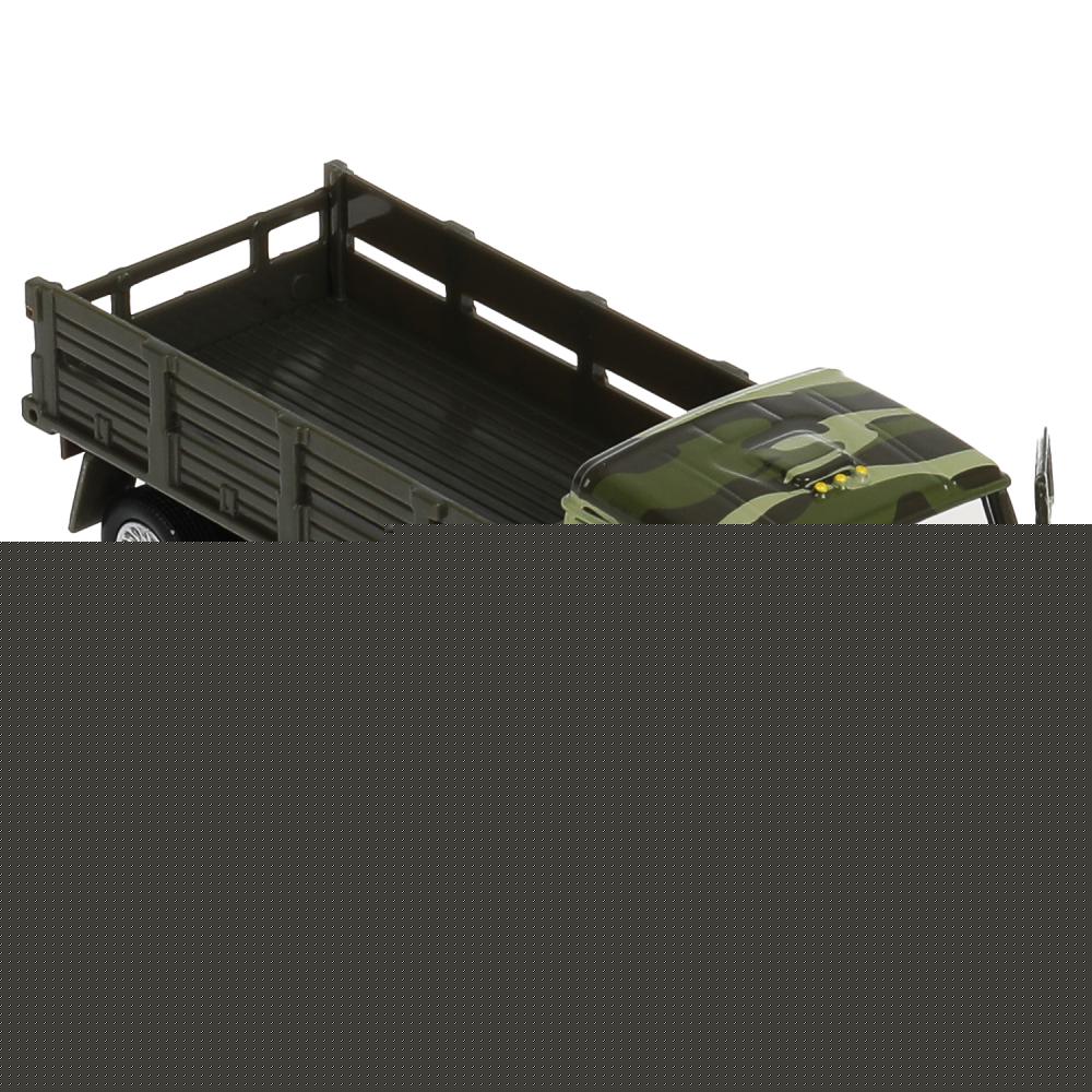 Machine métallique KAMAZ, 12 cm, dv., sac, iner.+dor. знаки, кор. Parc technologique en cor.2*24шт