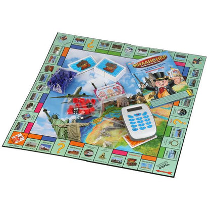 Игра настольная "Миллионер с банковскими картами" ТМ "Умные игры" в русс. кор. в кор.24шт