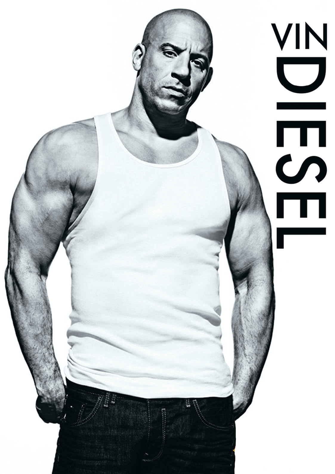 Affiche. «Форсаж». Vin Diesel. Format A3.