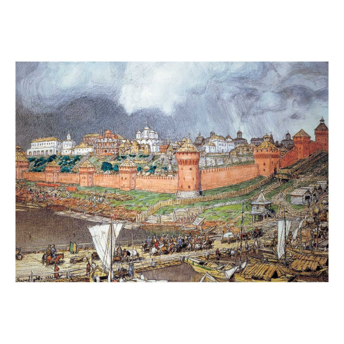 Аполлинарий Васнецов. Старая Москва