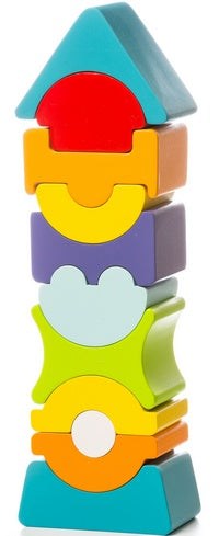 CUBIKA.12862/LD-9 Игрушка логическая "Башня" (8 дет.) /20