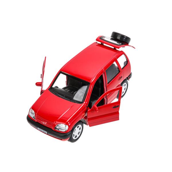 Machine en métal LADA NIVA pour 12 cm, double, bagage, iner, rouge, cor. Parc technologique dans le cor.2*36шт