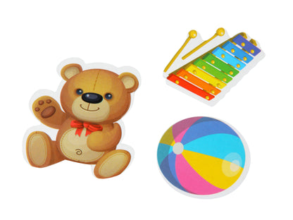 Игра магнитная "Игрушки". Серия Магнитные истории (европодвес, 4х20шт)