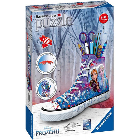 Ravensburger. Пазл карт. 3D 108 арт.12121 "Подставка для кар. кроссовок Frozen 2" (Холодное сердце)