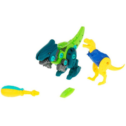Constructeur de dinosaures ouverts 2в1, 22 jours. Grands maîtres en cor.2*60шт
