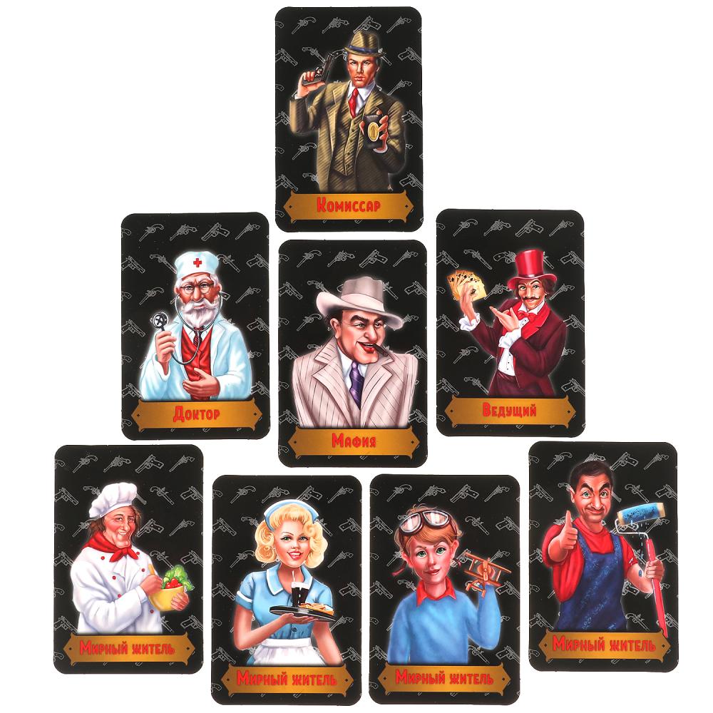 Jeu de cartes 2 en 1 : Crocodile 400 jours, Machine 18 cartes + instructions. Умные игры в кор.50шт