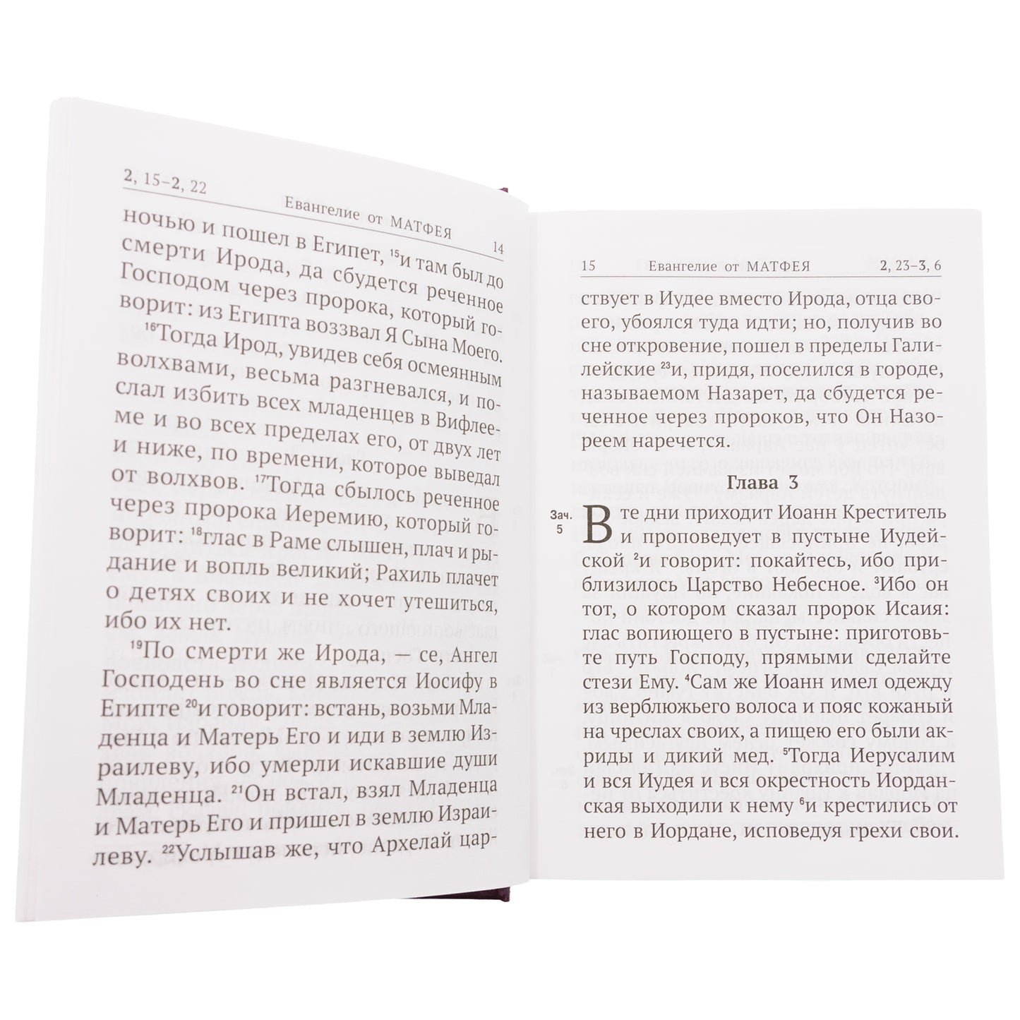 Новый Завет с выделенными словами Спасителя