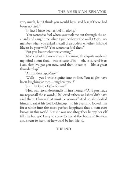 The American Senator 3: на англ.яз