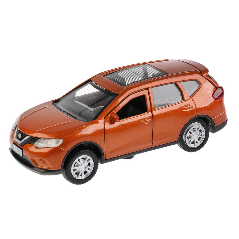 ТМ Технопарк. Machine en métal "NISSAN X-TRAIL" 12 cm, ouverte. двери, инерц, ЗОЛОТОЙ в кор. dans le cor.2*36шт