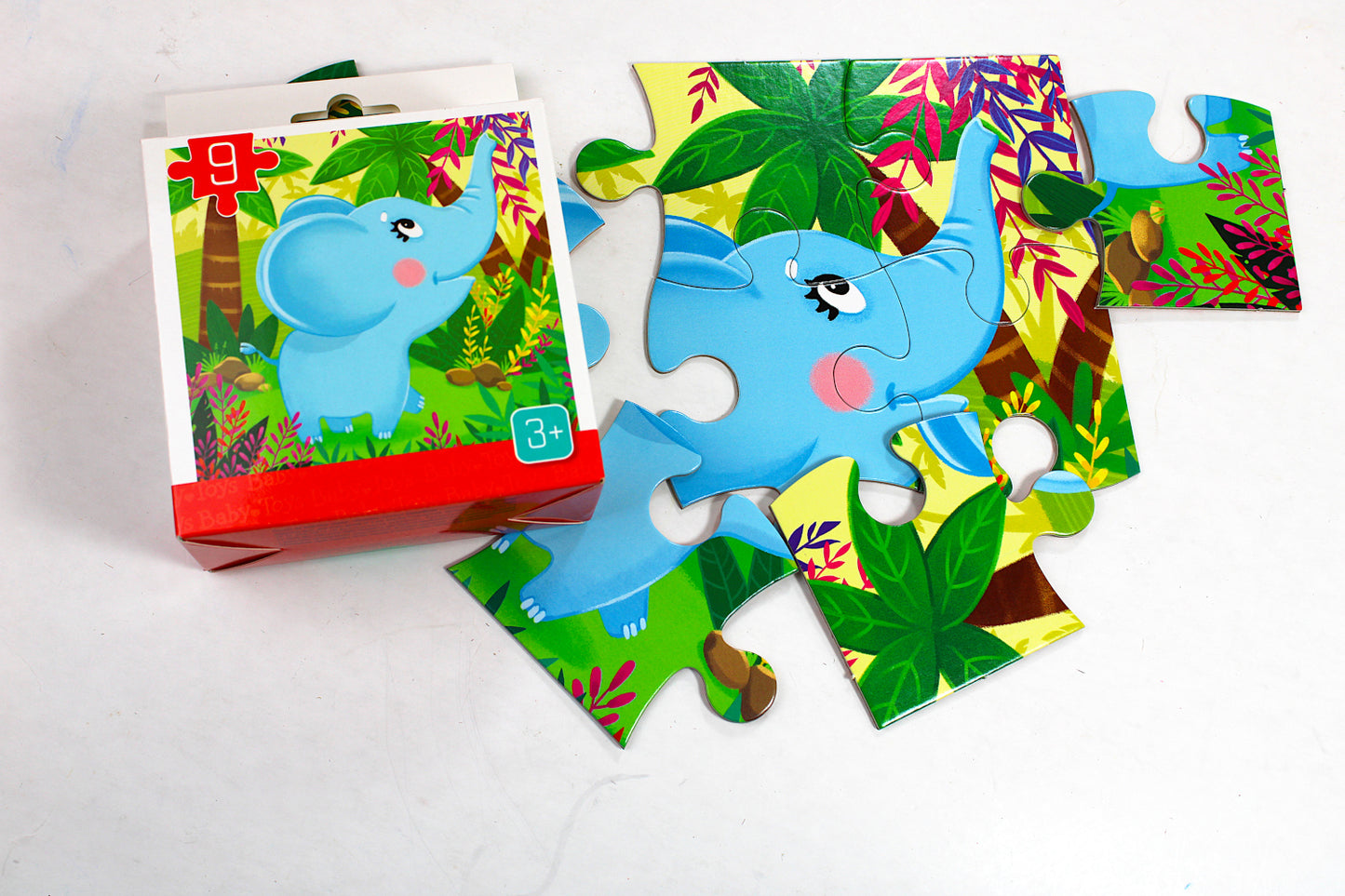 Пазл First Puzzle "Слоненок" (9 эл) Baby Toys