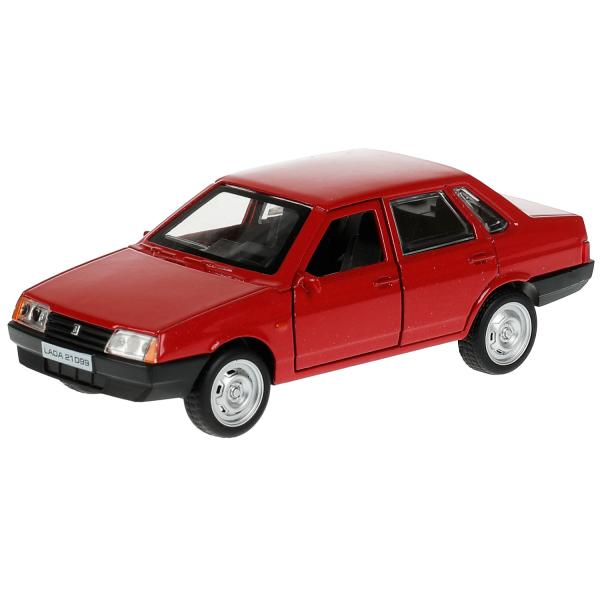 21099-12-RD336381 Machine métallique LADA-21099 "СПУТНИК" 12 cm, double, bagage, iner, rouge, cor. Technologie