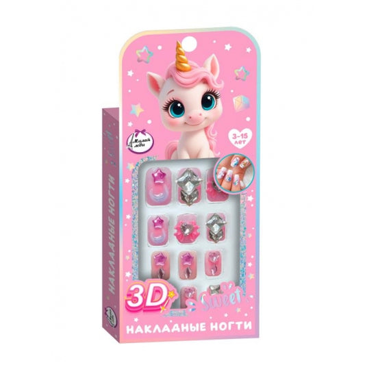 Накладные ногти 3D МИЛАЯ ЛЕДИ в кор.60*12шт