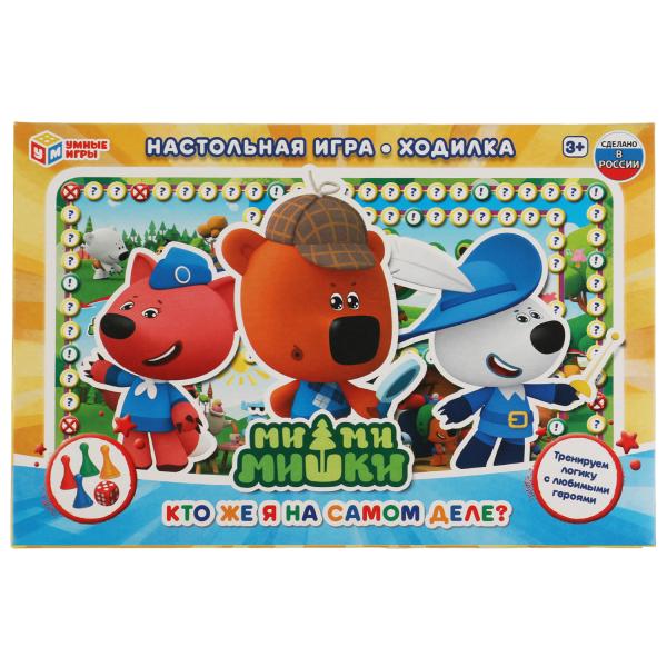 Ми-ми-мишки. C'est ce que je pense. Настольная игра-ходилка. 217х330х27 mm. Умные игры в кор.20шт
