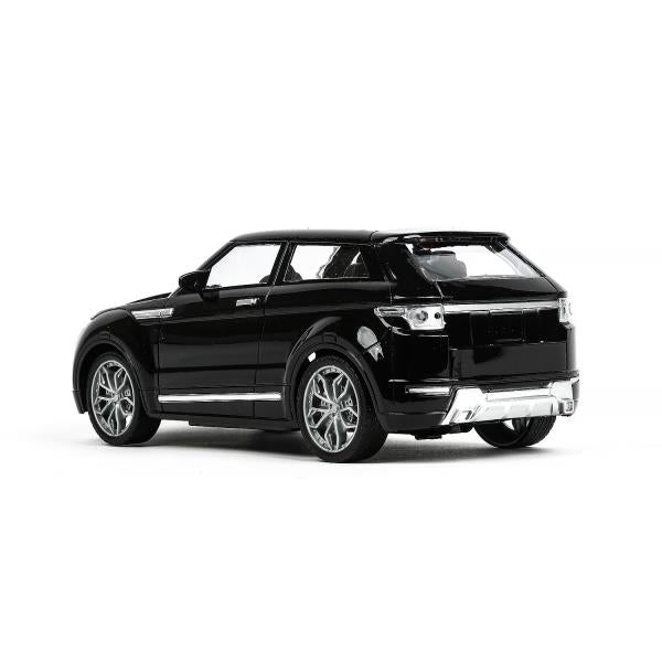 Машина р/у LAND ROVER range rover 24 см, черный, кор Технопарк в кор.2*12шт