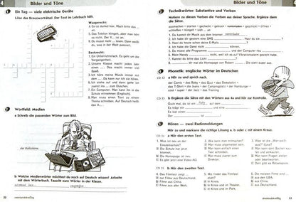 Аверин 7 cl. (Partie 2) Немецкий язык. C'est un gars international. Рабочая тетрадь. ("Горизонты")