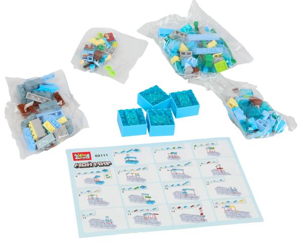 62111-ZH Constructeur de mon monde (светящийся кубик), 185 jours. Город мастеров в кор.96шт