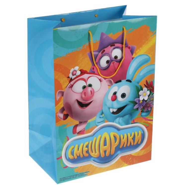 Играем вместе. Paquet de meubles "Смешарики" глянцевый 33х46х20 cm, art.PBL67SM