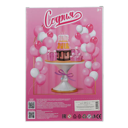 Кукла 29см София, руки и ноги сгиб., акс., кор. КАРАПУЗ в кор.24шт