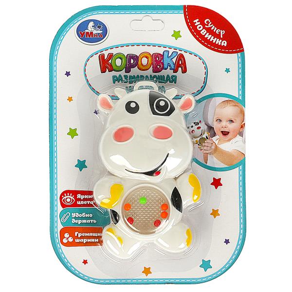 Развивающая игрушка коровка блист Умка в кор.2*180шт