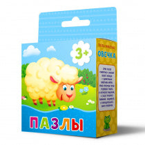 Пазл. Овечка. Серия Животные. 16 дет. 22х22 см. ГЕОДОМ