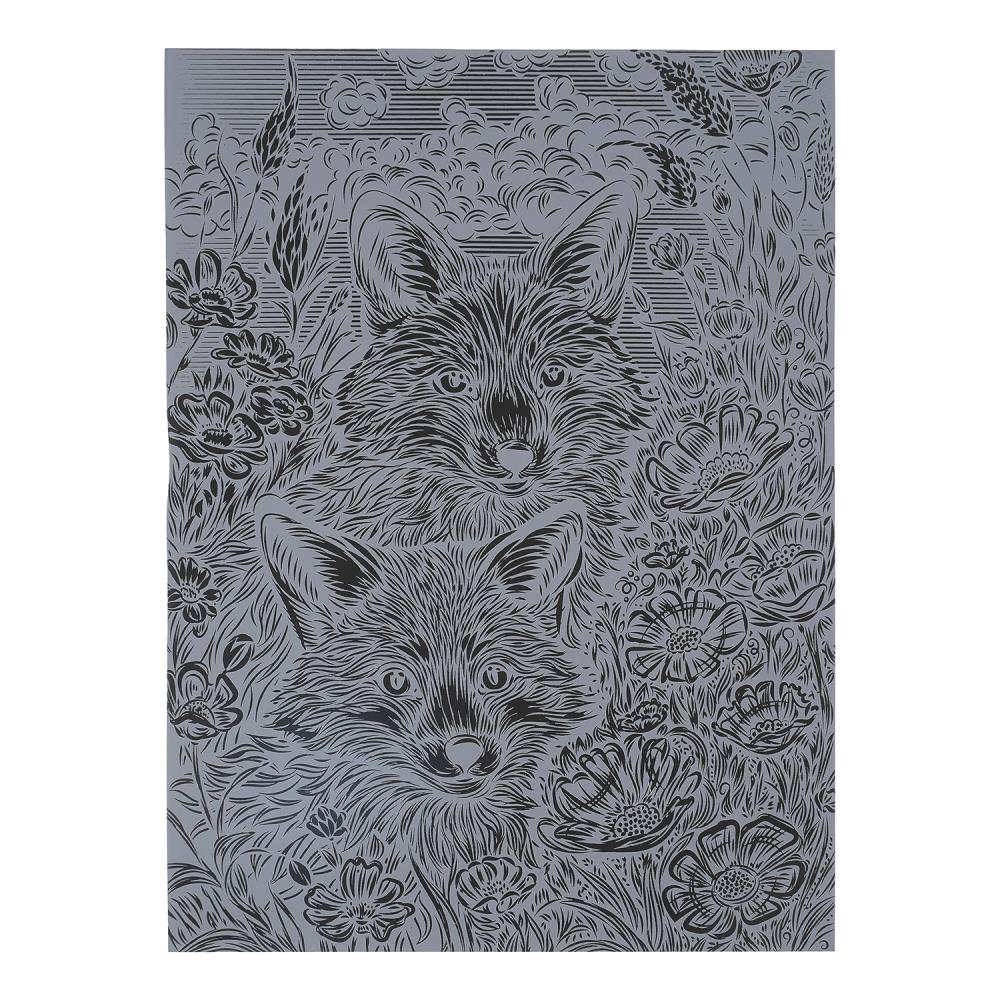Скретчинг МИКС гравюра 18*24 см лисички МУЛЬТИ АРТ в кор.120шт