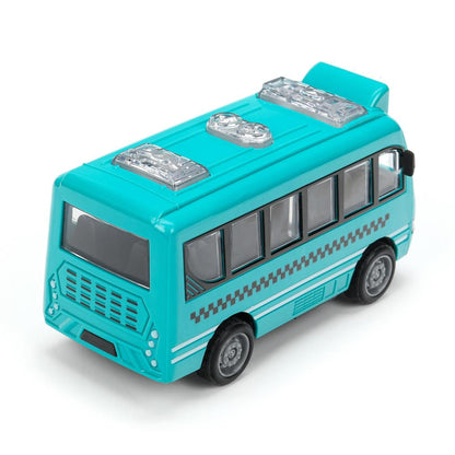 Машина пластик АВТОБУС 12 см, инерция, дверь Технопарк в кор.2*120шт