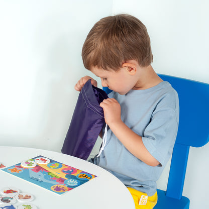 Лото с деревянными фишками "Кто где живет?" Baby Toys