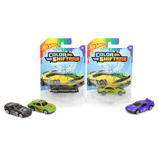 Машина металл Хот Вилс hot wheels меняет цвет 7,5 см, в ассорт, блист. - в кор.2*360шт