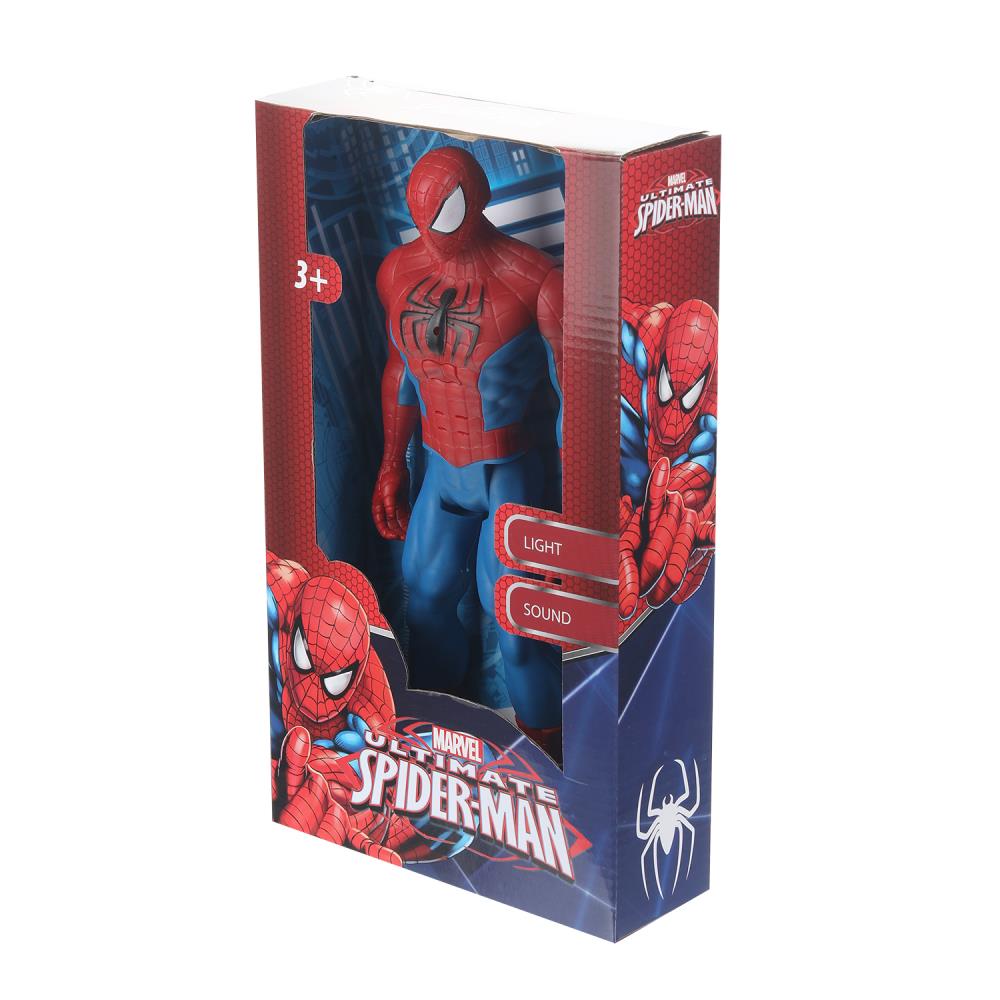 Фигурка человек паук, свет, звук, коробка 30*17,6*6см - в кор.2*36шт