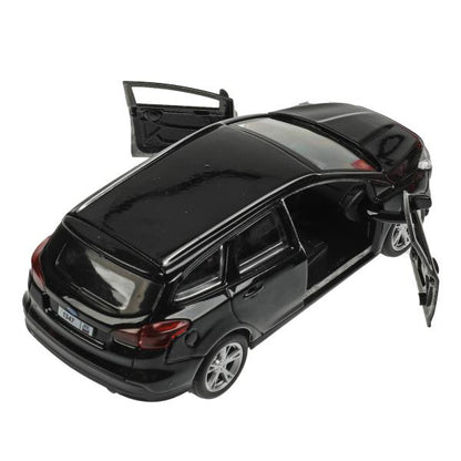 Машина металл FORD FOCUS TURNIER длина 12 см, двер, баг, инерц, черный, кор. Технопарк в кор.2*36шт