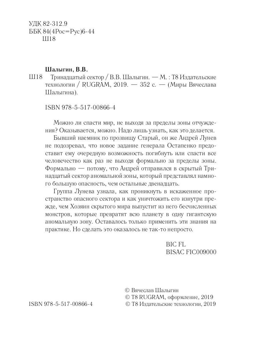 Тринадцатый сектор. Цикл «Андрей Лунев». Кн. 3