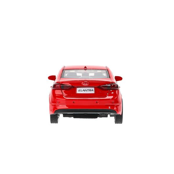 Машина металл HYUNDAI ELANTRA, 11,4 см, двери, инерция, кор. Технопарк в кор.2*48шт