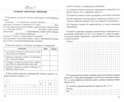 Теоретические основы химии. Рабочая тетрадь старшеклассника и абитуриента