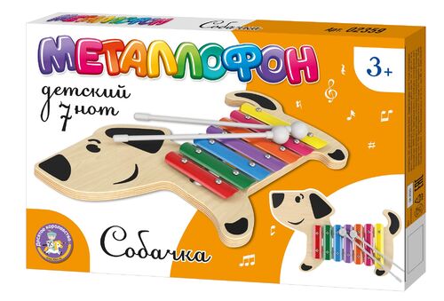 Металлофон детский "Собачка" 7 boutons