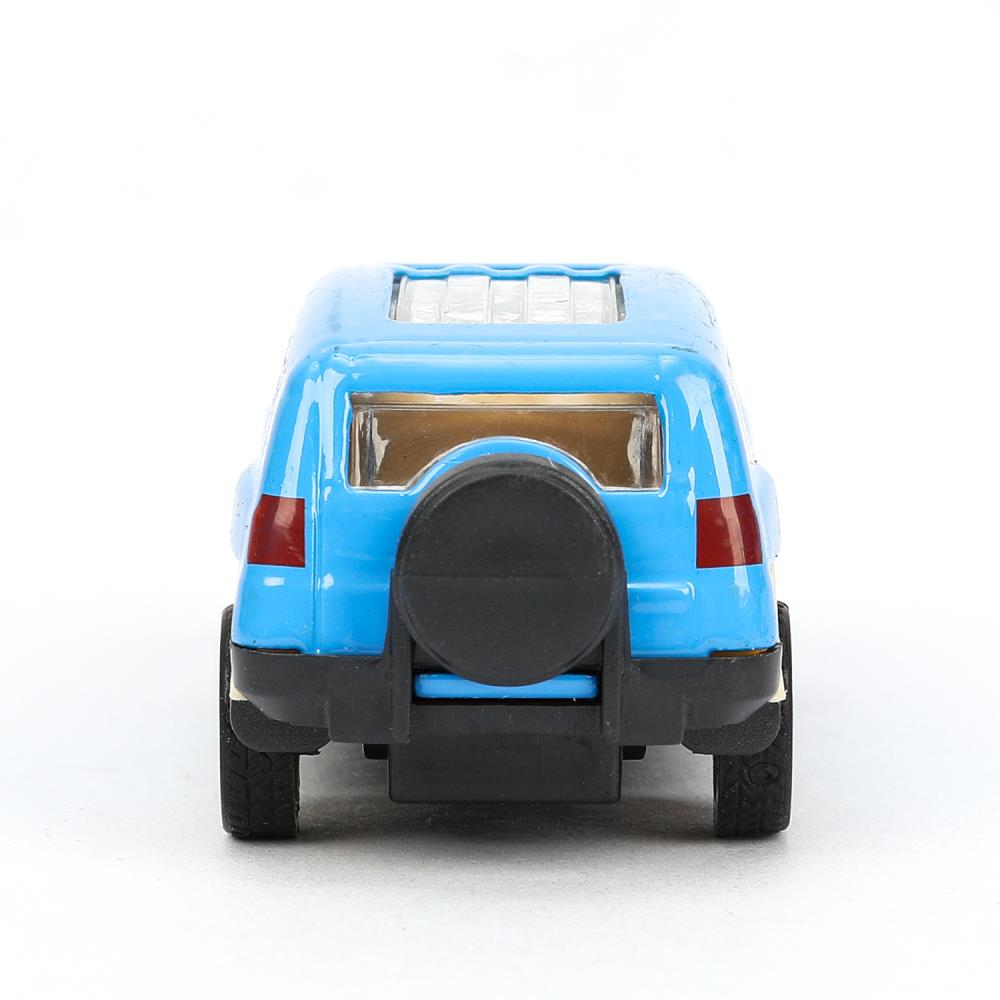 Машина металл TOYOTA fj cruiser, размер 7,5 см, инерция, блистер - в кор.2*288шт