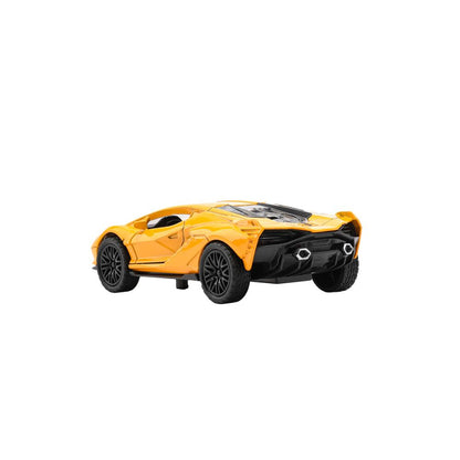 Technoparc. Modèle "Lamborghini Sian" 12 cm, métal, acier, double, dans la couleur. Art.2210C0142-R (240)