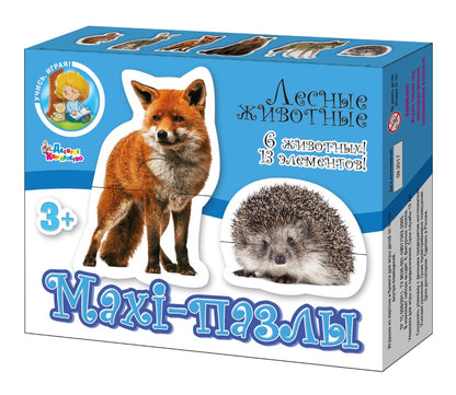 ДК.Пазлы Maxi "Лесные животные" 13 эл арт.02643 /15