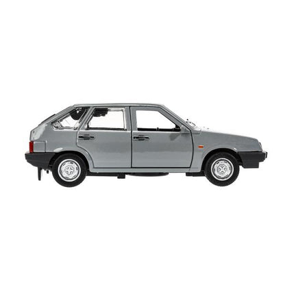 Machine en métal vaz-2109 "СПУТНИК" 12 cm, double, bagage, инер, серебряный, кор. Parc technologique dans le cor.2*36шт