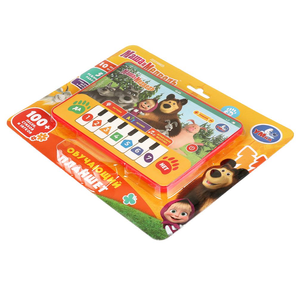 Обучающий планшетик.100+ стихов, песен и звуков. Маша и Медведь на блист. Умка в кор.96шт