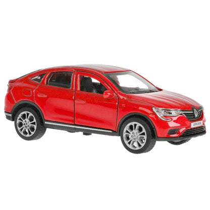 Machine en métal RENAULT ARKANA pour 12 cm, à l'extérieur, bagage, intérieur, crasse, dans la cor. Parc technologique dans le cor.2*36шт