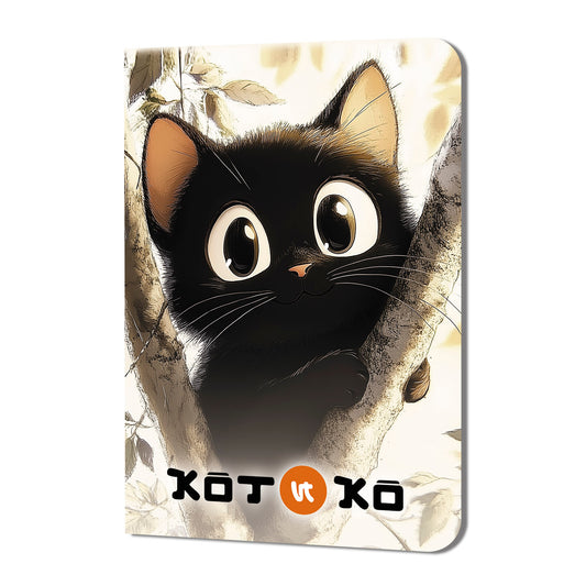 Блокнот Котико (черный кот между веток)