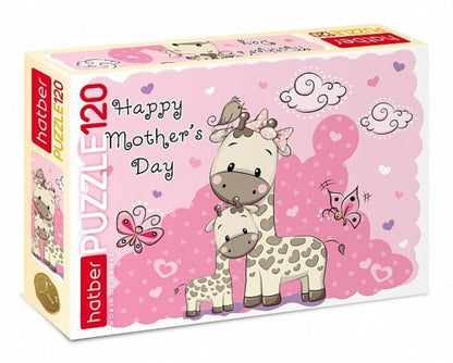 Hatber Puzzle-120 Maman et Petit,120ПЗ5_19499