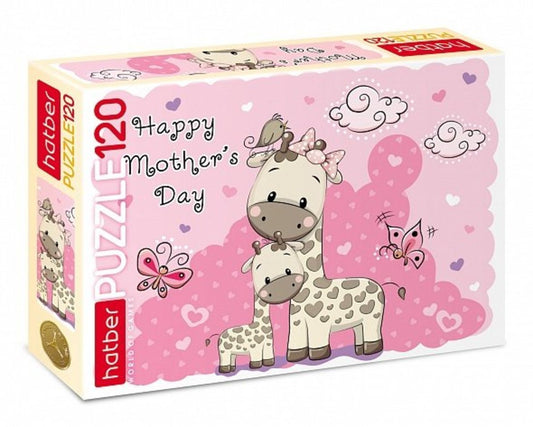 Hatber Puzzle-120 Maman et Petit,120ПЗ5_19499