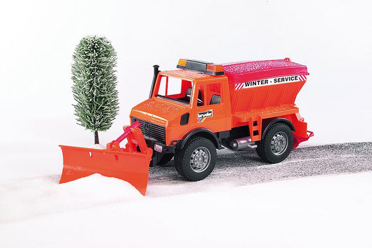 Bruder 02572 "Снегоуборочная машина Mercedes-Benz" (подходит модуль со зв.и свет.H) (фикс. цена)