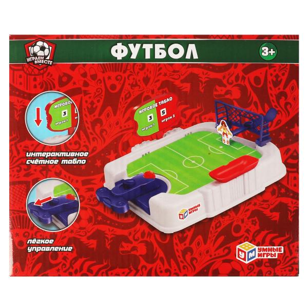 Настольная игра футбол кор.21,3*17,5*3,7см Умные игры в кор.2*80шт