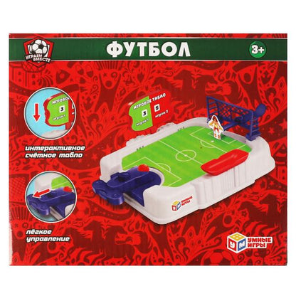 Настольная игра футбол кор.21,3*17,5*3,7см Умные игры в кор.2*80шт